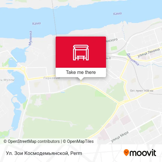 Ул. Зои Космодемьянской map