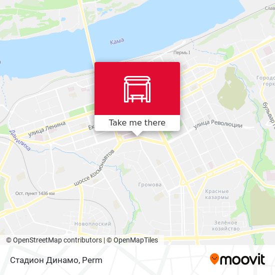 Стадион Динамо map