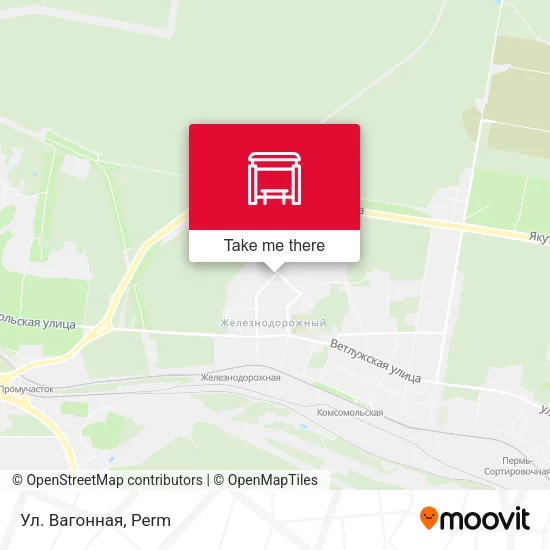 Ул. Вагонная map