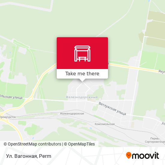 Ул. Вагонная map