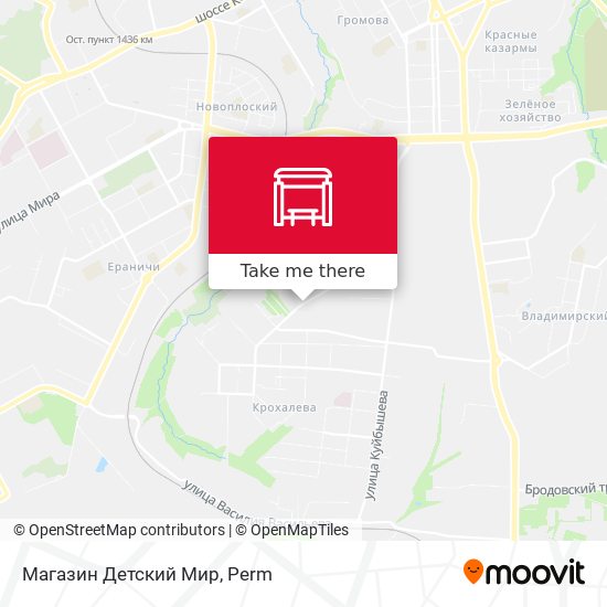 Магазин Детский Мир map