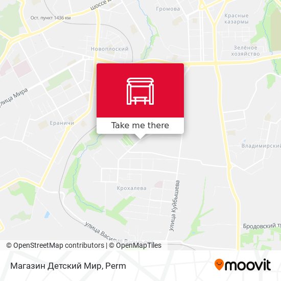 Магазин Детский Мир map