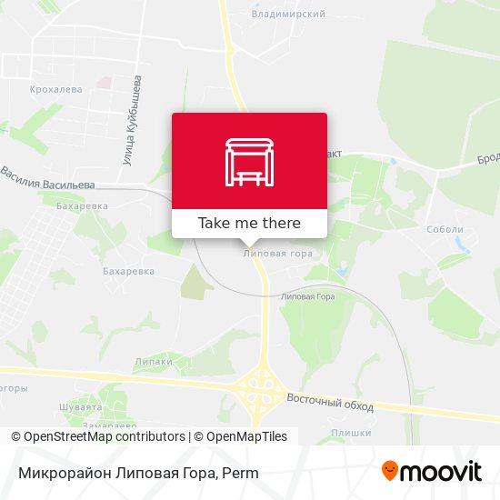 Микрорайон Липовая Гора map