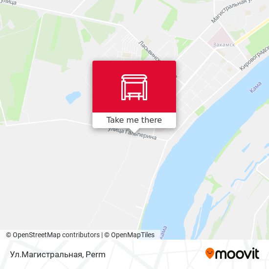 Ул.Магистральная map