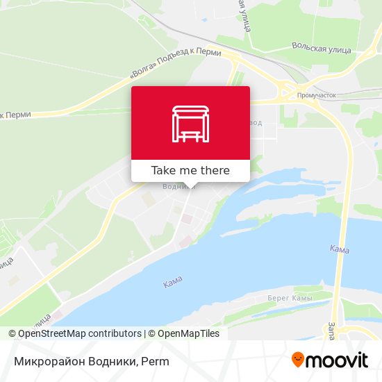 Микрорайон Водники map