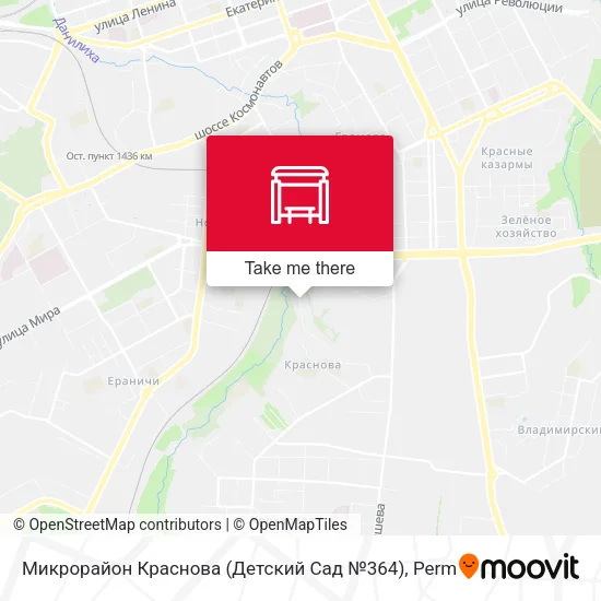 Микрорайон Краснова (Детский Сад №364) map