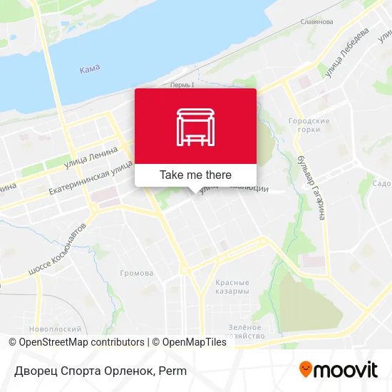 Дворец Спорта Орленок map
