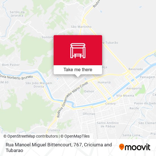 Rua Manoel Miguel Bittencourt, 767 map
