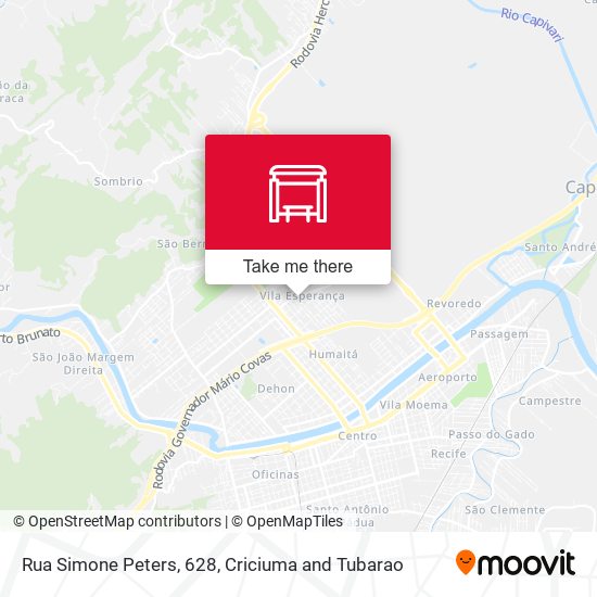 Rua Simone Peters, 628 map