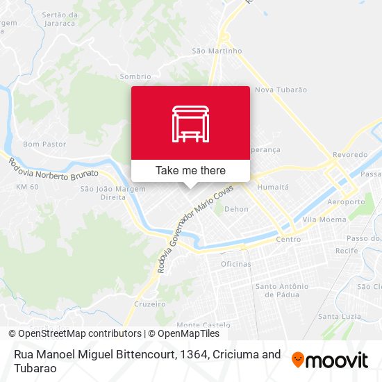 Rua Manoel Miguel Bittencourt, 1364 map