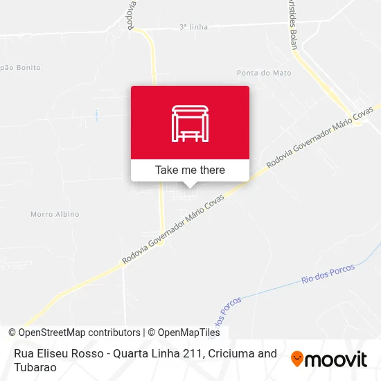 Rua Eliseu Rosso - Quarta Linha 211 map