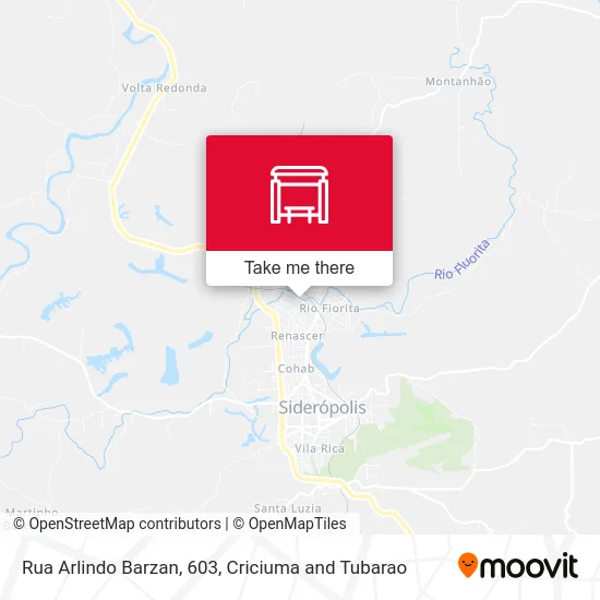 Rua Arlindo Barzan, 603 map