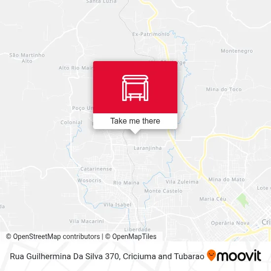 Rua Guilhermina Da Silva 370 map