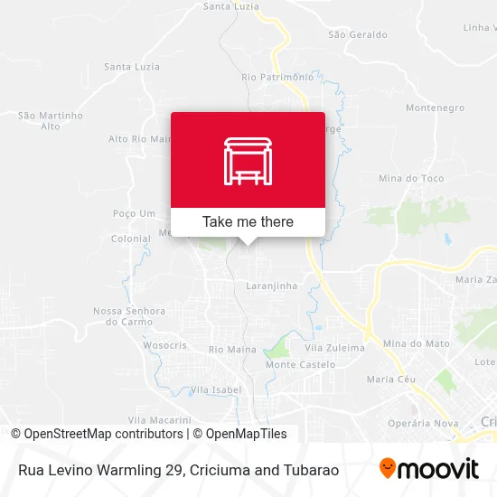 Rua Levino Warmling 29 map
