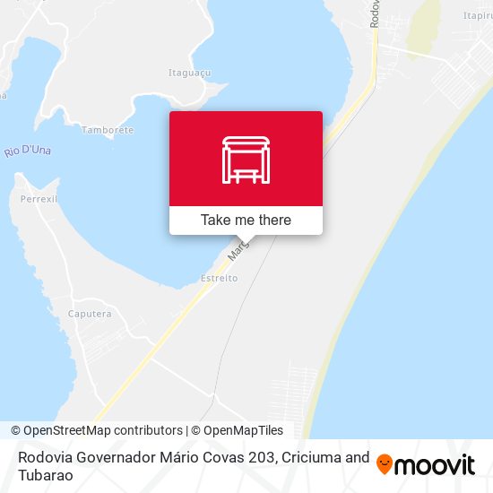 Rodovia Governador Mário Covas 203 map