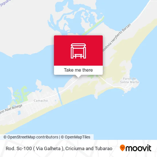Rod. Sc-100 ( Via Galheta ) map