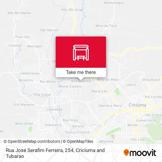 Rua José Serafim Ferreira, 254 map
