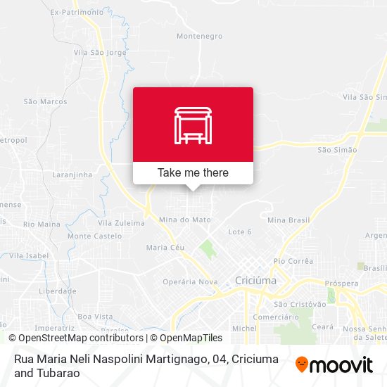 Rua Maria Neli Naspolini Martignago, 04 map