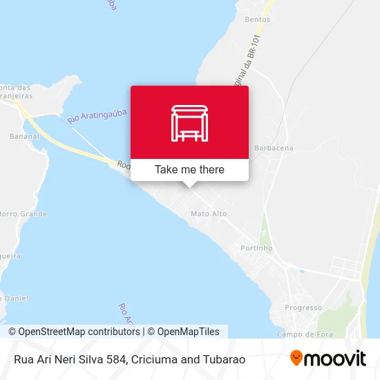 Rua Ari Neri Silva 584 map