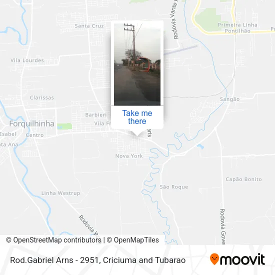 Rod.Gabriel Arns - 2951 map