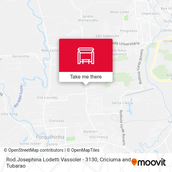 Rod.Josephina Lodetti Vassoler - 3130 map
