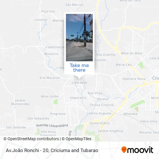 Av.João Ronchi - 20 map