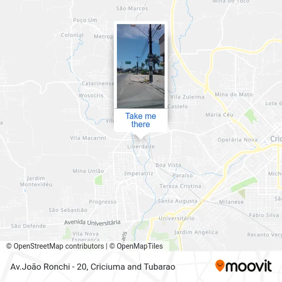 Av.João Ronchi - 20 map