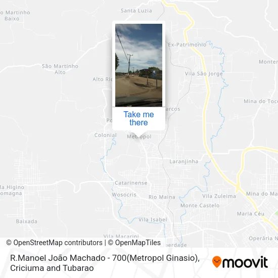 R.Manoel João Machado - 700(Metropol Ginasio) map