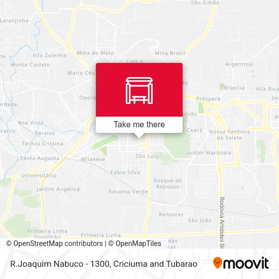 R.Joaquim Nabuco - 1300 map