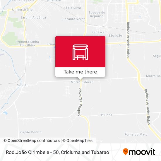 Rod.João Cirimbele - 50 map