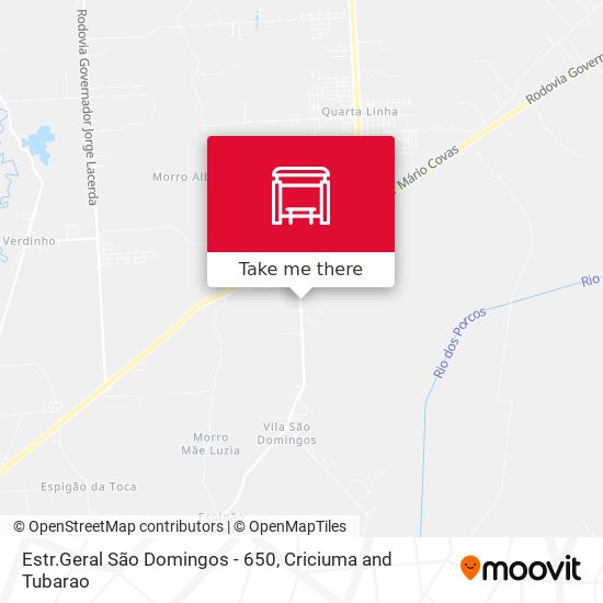 Estr.Geral São Domingos - 650 map