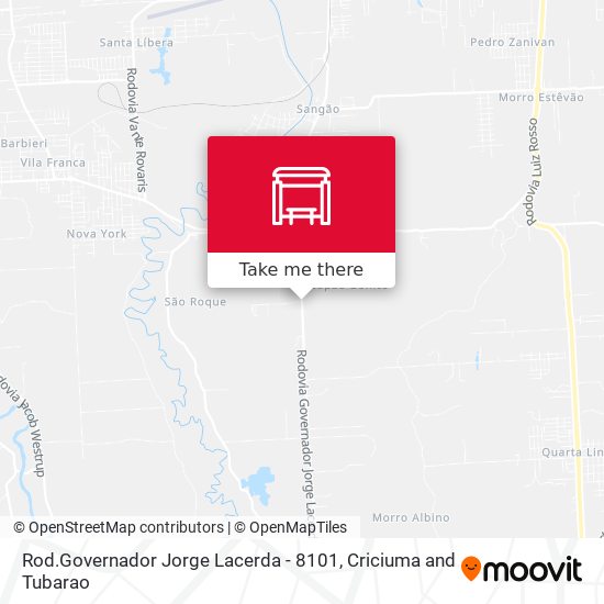 Rod.Governador Jorge Lacerda - 8101 map