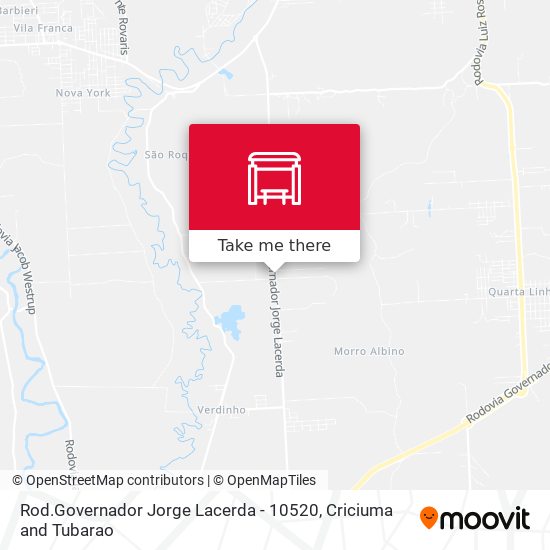 Mapa Rod.Governador Jorge Lacerda - 10520