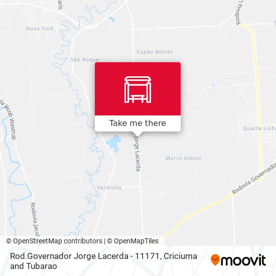 Rod.Governador Jorge Lacerda - 11171 map
