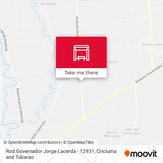 Mapa Rod.Governador Jorge Lacerda - 12931