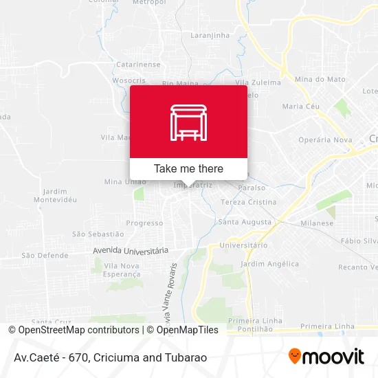 Av.Caeté - 670 map