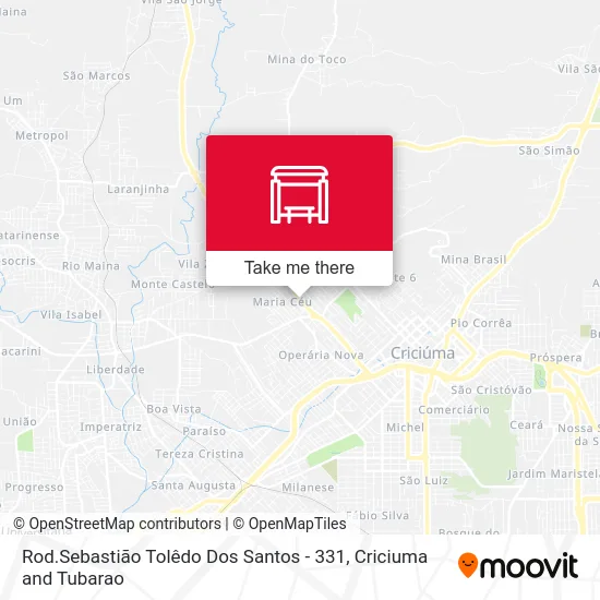 Rod.Sebastião Tolêdo Dos Santos - 331 map