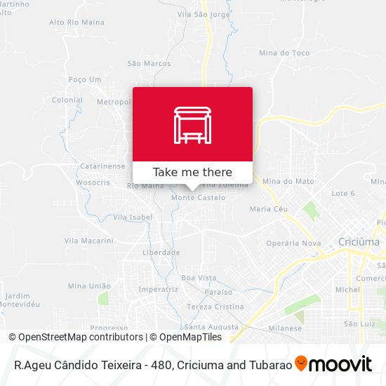 R.Ageu Cândido Teixeira - 480 map