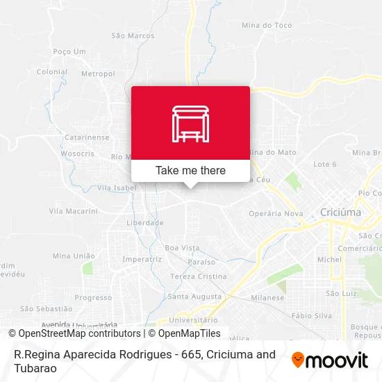 R.Regina Aparecida Rodrigues - 665 map