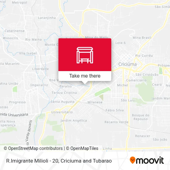 R.Imigrante Milioli - 20 map