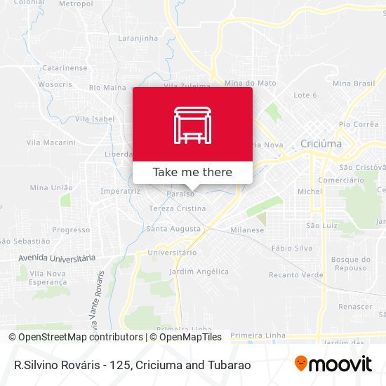 R.Silvino Rováris - 125 map