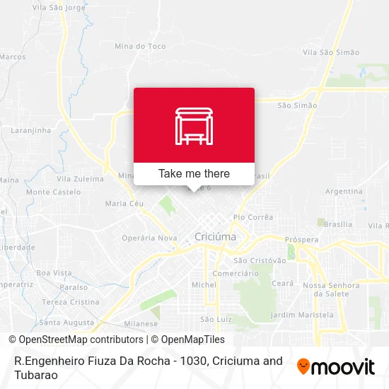 R.Engenheiro Fiuza Da Rocha - 1030 map