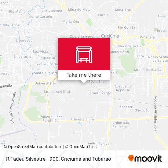 R.Tadeu Silvestre - 900 map