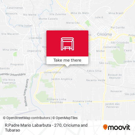 R.Padre Mario Labarbuta - 270 map