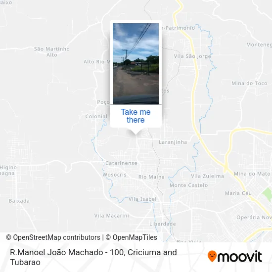 R.Manoel João Machado - 100 map