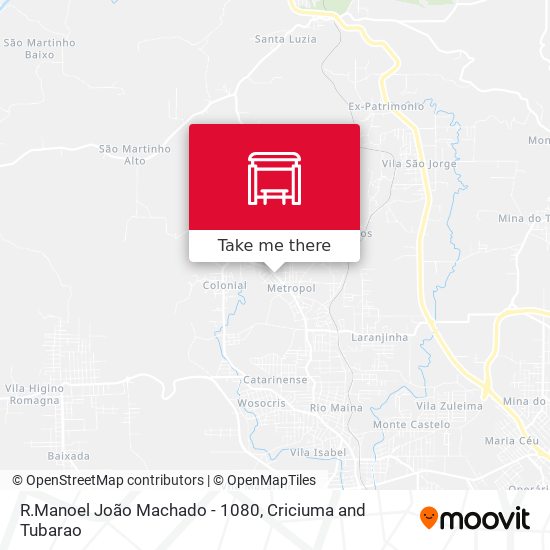 R.Manoel João Machado - 1080 map