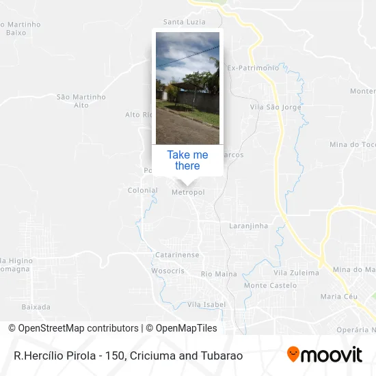 R.Hercílio Pirola - 150 map