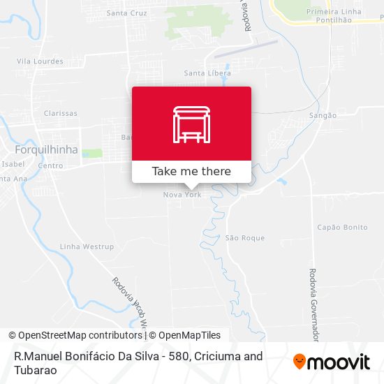 R.Manuel Bonifácio Da Silva - 580 map