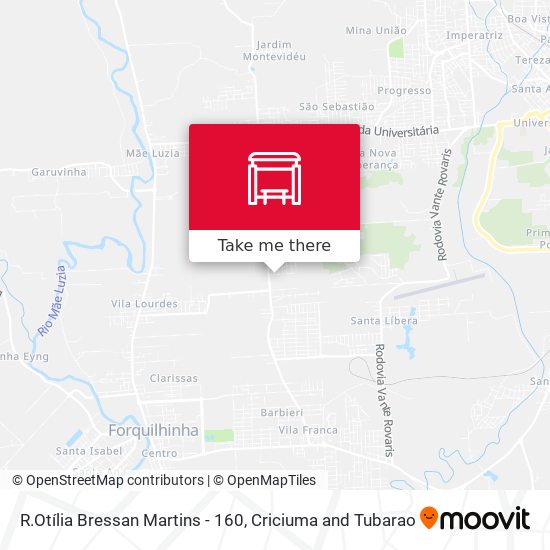 R.Otília Bressan Martins - 160 map