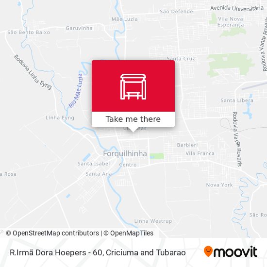 R.Irmã Dora Hoepers - 60 map